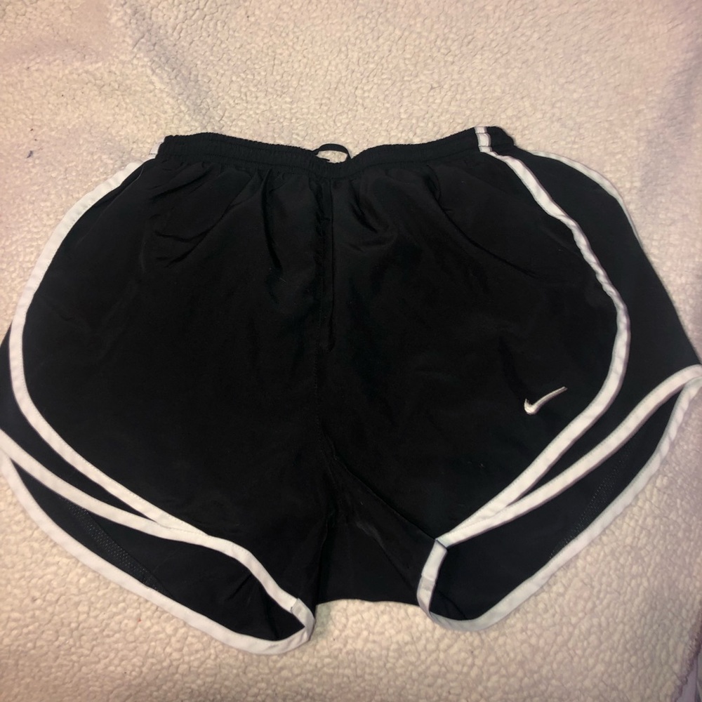 Classic black and white size small Nike shorts